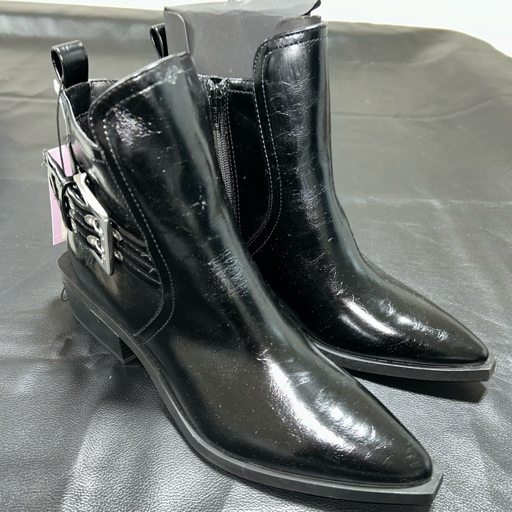 Wild Fable Black Patent Leather Boots